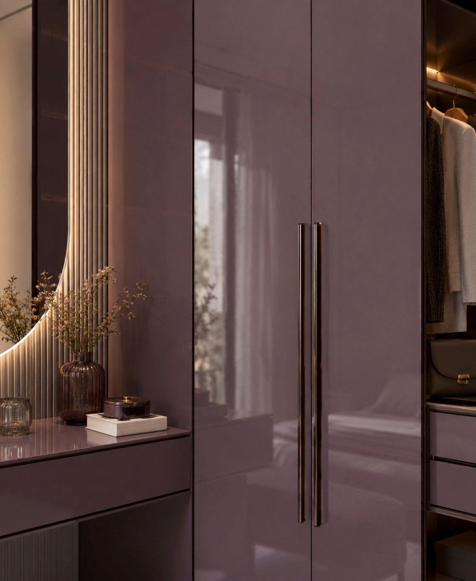 Close-up of Rama PVC laminate material application